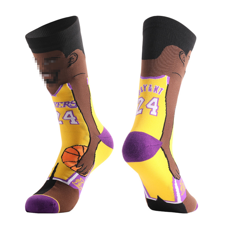 Basketball Flow Crew Socks Spring Summer Sports Socks Thin Socks May Comfortable Breathable Compression Scoks